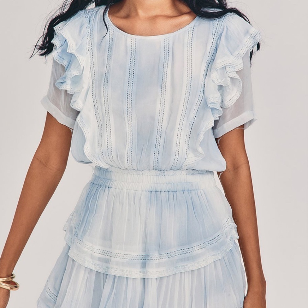 LoveShakeFancy Natasha Dress - Bedroom Blue Hand Dye (M)